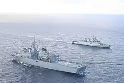 JS Uraga with Kadmatt during an exercise.