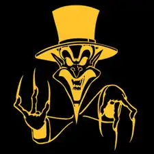 a monstrous yellow-colored ringmaster character in a top hat