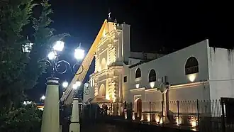 Tecpán at night