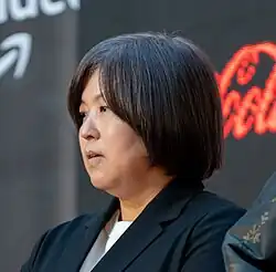 cropped side view of Iguchi at Tokyo International Film Festival 2023