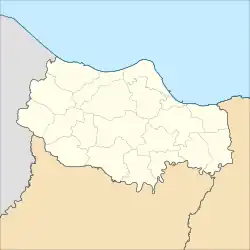 Location within East Java