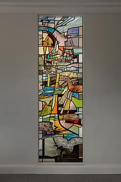 A dividing screen in a household of musicians, by Jeffrey Hamilton, (2021), Sydney, Australia. (permission of JHamilton)