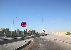 Intersection of Al Shedaida Street and Al Samriya Street in Luaib