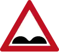 Uneven road