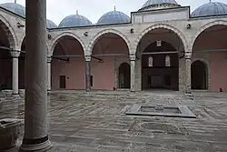 Interior of the tabhane or caravanserai (guesthouse)