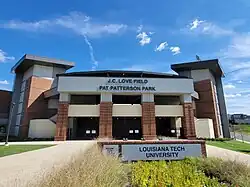 J. C. Love Field at Pat Patterson Park grandstand