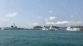 Japan Coast Guard vessels at Port of Ishigaki