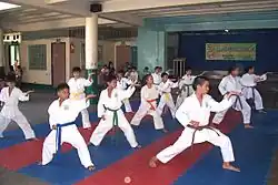 Image 31Karatekas wearing different colored belts (from Karate)