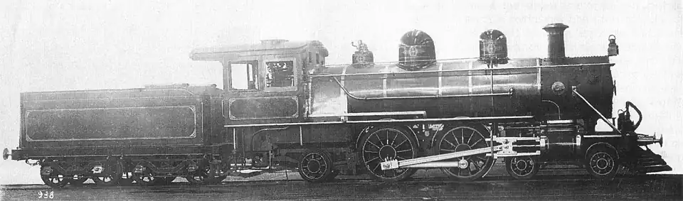 Baldwin works picture of the JNR 6600-6623 Class