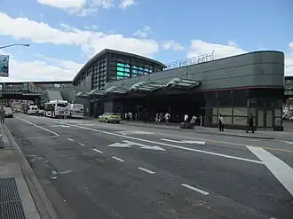 Roosevelt Avenue terminal in Jackson Heights