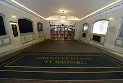 One of the terminal's entranceway foyers
