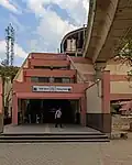 Railway station on the Jaipur Metro Pink Line