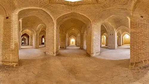 Arches inside a mosque
