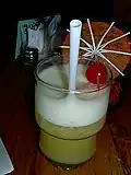 A cocktail at Jardin Tiki