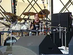 Rullo performing live with Symphony X, 2007