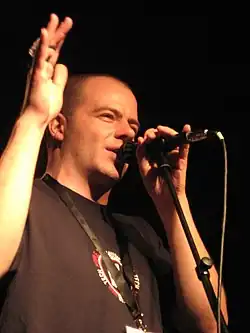 Jeroen Tel performing at "Back in Time Live" in 2008