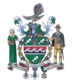 Coat of arms of former Governor-General Sir Jerry Mateparae[82]