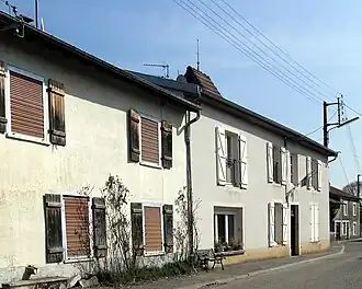 The town hall in Jevoncourt