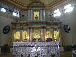 Main altar and reredos
