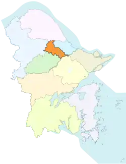 Jiangbei District in Ningbo City