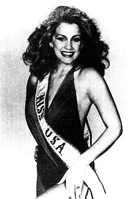 Miss USA 1980 Jineane Marie Ford, Arizona (Became Miss USA after Shawn Weatherly became Miss Universe 1980)