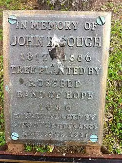 John Bartholomew Gough, Sons of Temperance (1936)