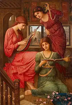 In the Golden Days. John Melhuish Strudwick, 1907.