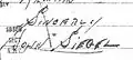 Signature of John Otto Siegel 1941