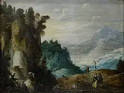 J. de Momper, Mountain landscape