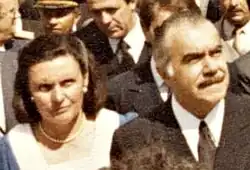 Vice President José Sarney and Second Lady Marly Sarney 1985