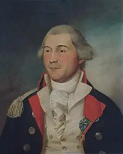 Oil on canvas portrait of Joseph Howell Jr. Circa 1787.