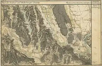 Village Dobl and Fading as „D(orf) Fordern“; c.1790