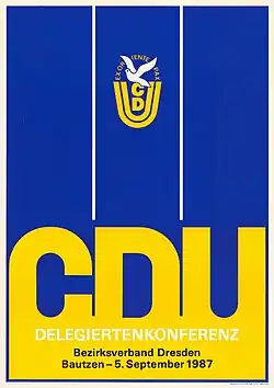 Ost-CDU poster from 1987