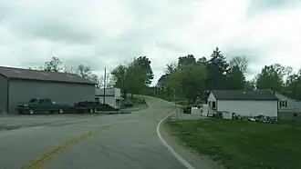 KY-10 as it travels through Lenoxburg