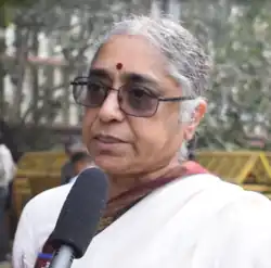 K Hemalata at Workers’ Mahapadav in 2017