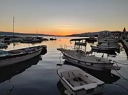 Sunset over Kaštel Novi