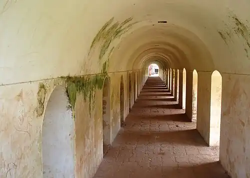 Inside view of the army barracks