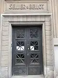 Entrance to the Sellier & Bellot administration, built in 1925.