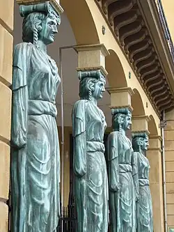 Neoclassical caryatids of the Winkel van Sinkel department store, Utrecht, the Netherlands, 1837-1839, by P. Adams[26]