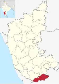 Location in Karnataka