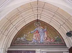 Mosaic above the main entrance (2006)
