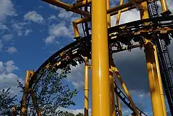 Steel Curtain's cutback before the brake run, immediately below the corkscrew