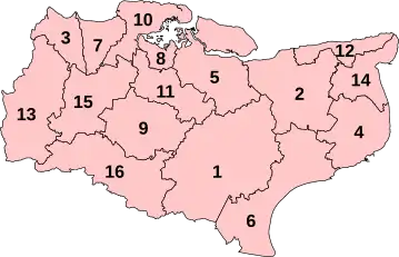 Parliamentary constituencies in Kent (1983–1997)
