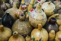 Image 8Traditional Kenyan decorative calabashes (from Culture of Kenya)