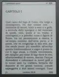 Humanist slab-serif PNM Caecilia on an Amazon Kindle
