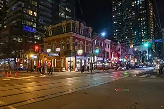 Entertainment District from John Street and King Street West