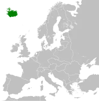 The Kingdom of Iceland in 1933
