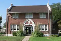 Kirwin's city hall is listed in the National Register of Historic Places[1] (2014)