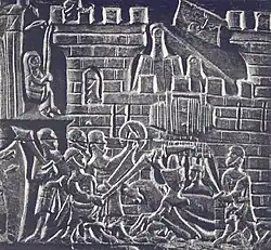 The attack of a French garrison at Courtrai