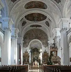 Weissenau Abbey church interior